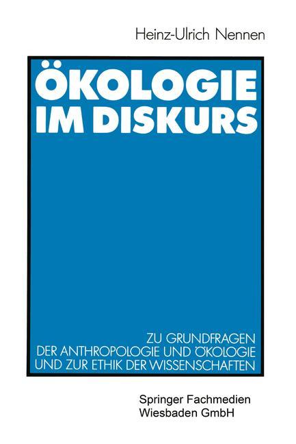 Vorderes Coverbild Ökologie im Diskurs