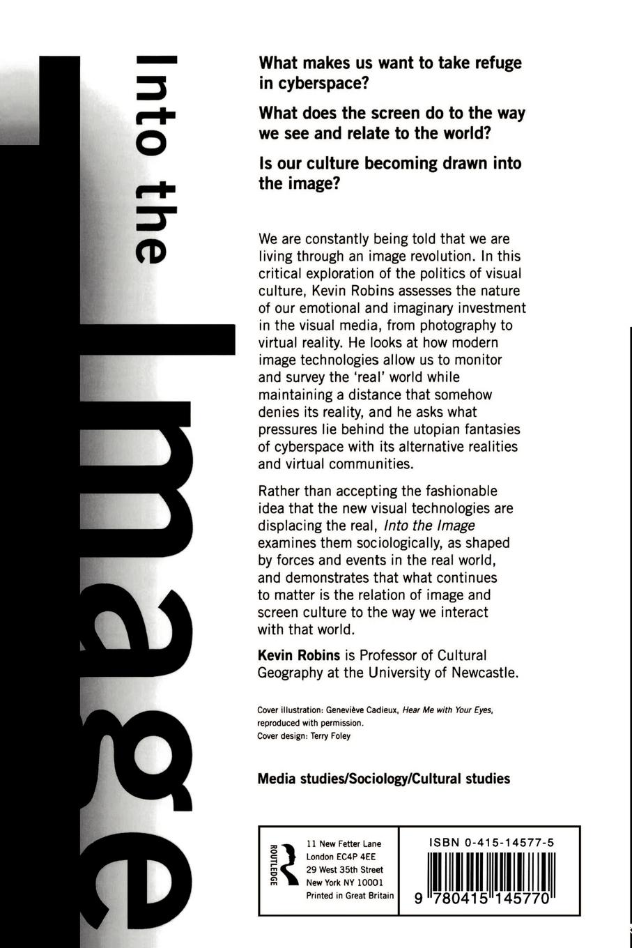 Rückseitencover Into the Image