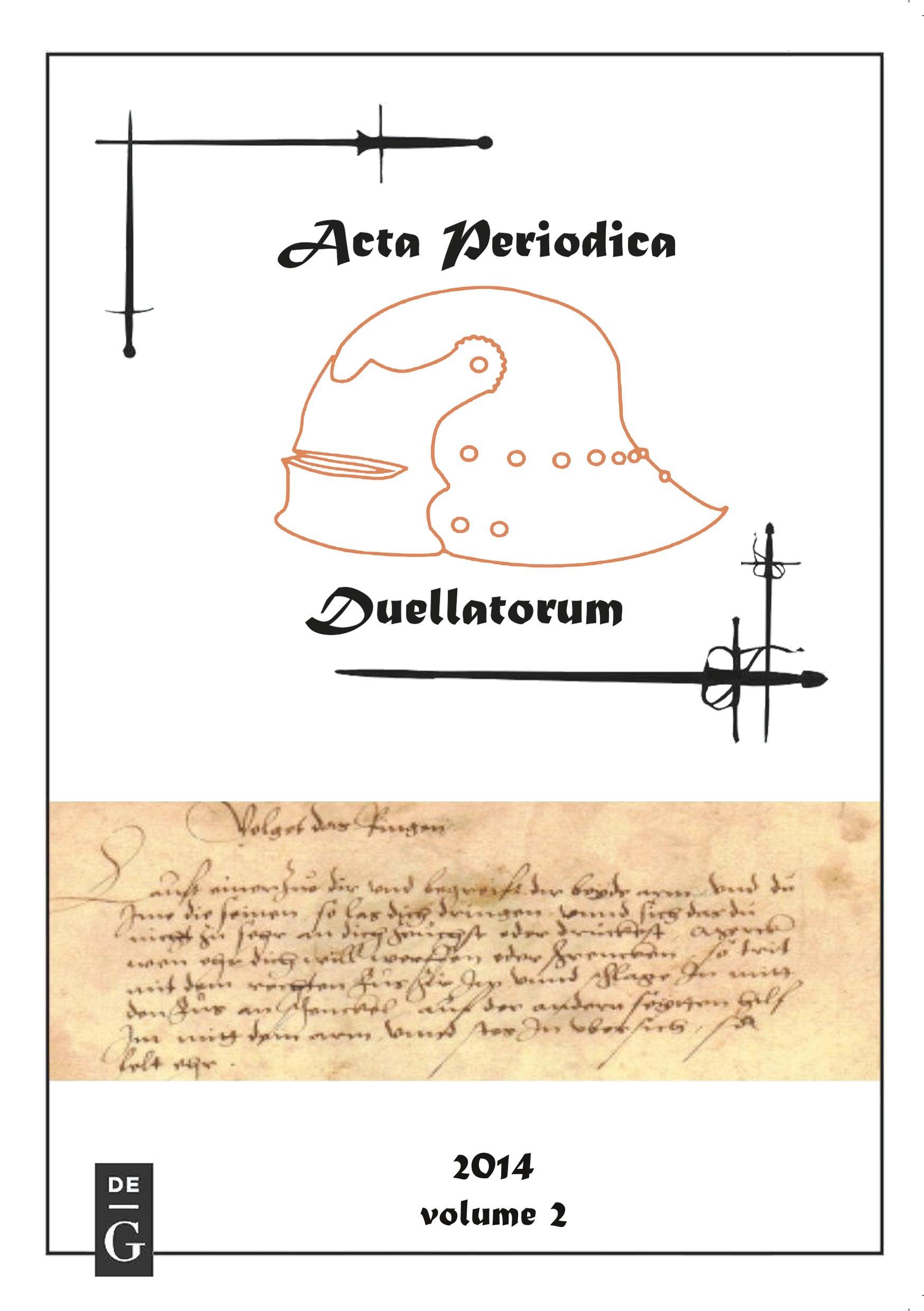 Vorderes Coverbild Acta Periodica Duellatorum (vol. 2)