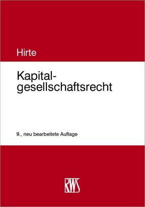 Vorderes Coverbild Kapitalgesellschaftsrecht
