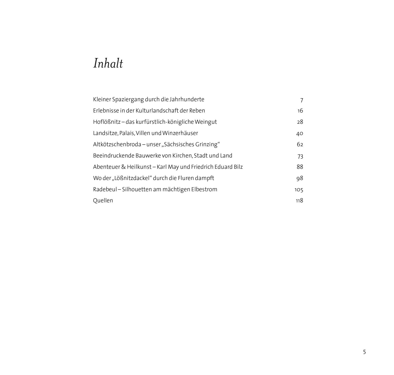 Beispielinhalt (Bild) Zauberhaftes Radebeul