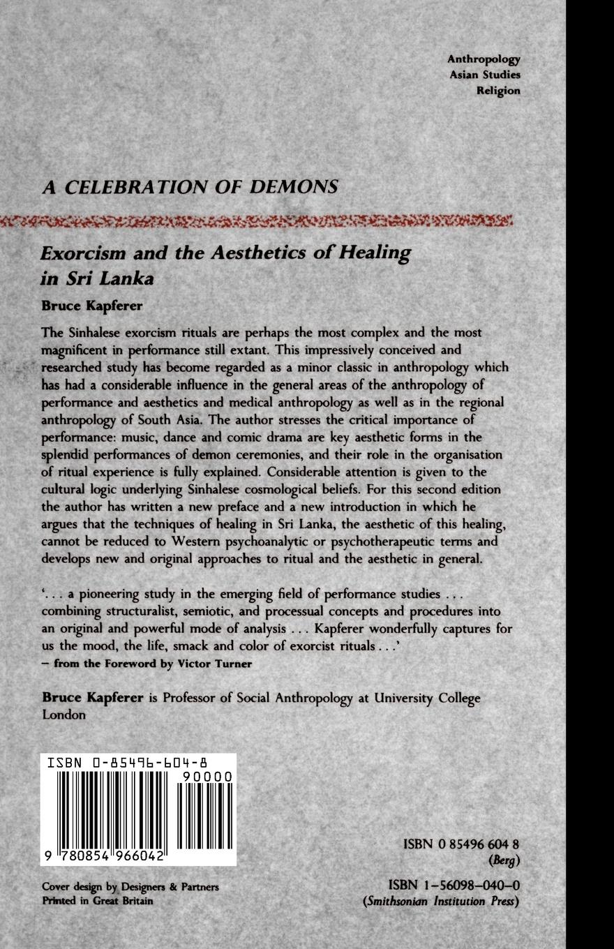 Rückseitencover A Celebration of Demons