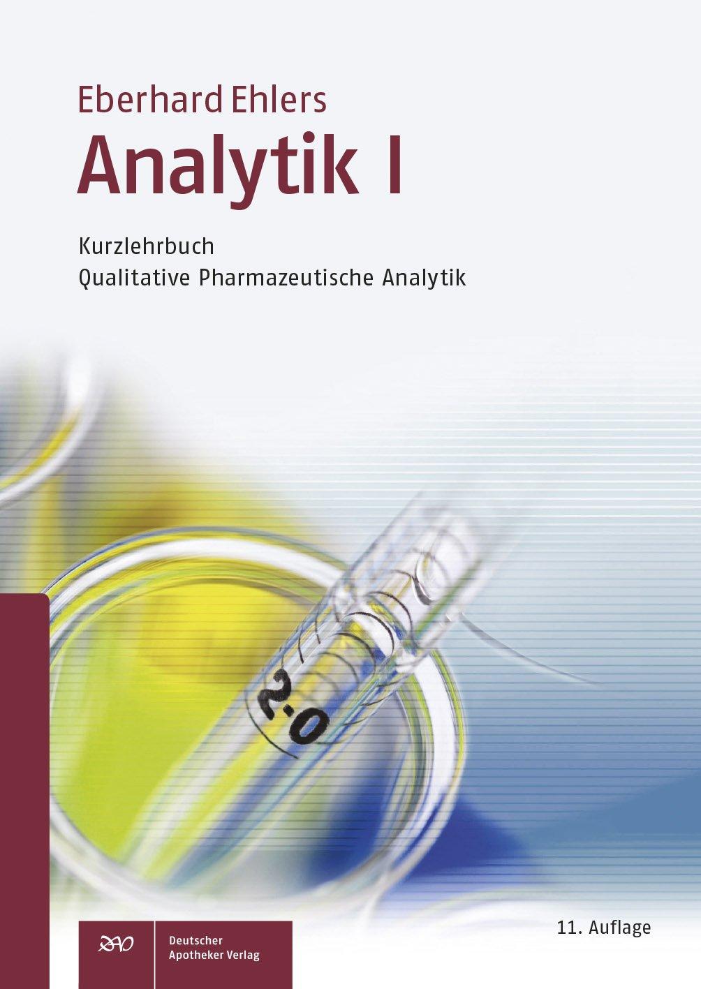 Vorderes Coverbild Analytik I - Kurzlehrbuch