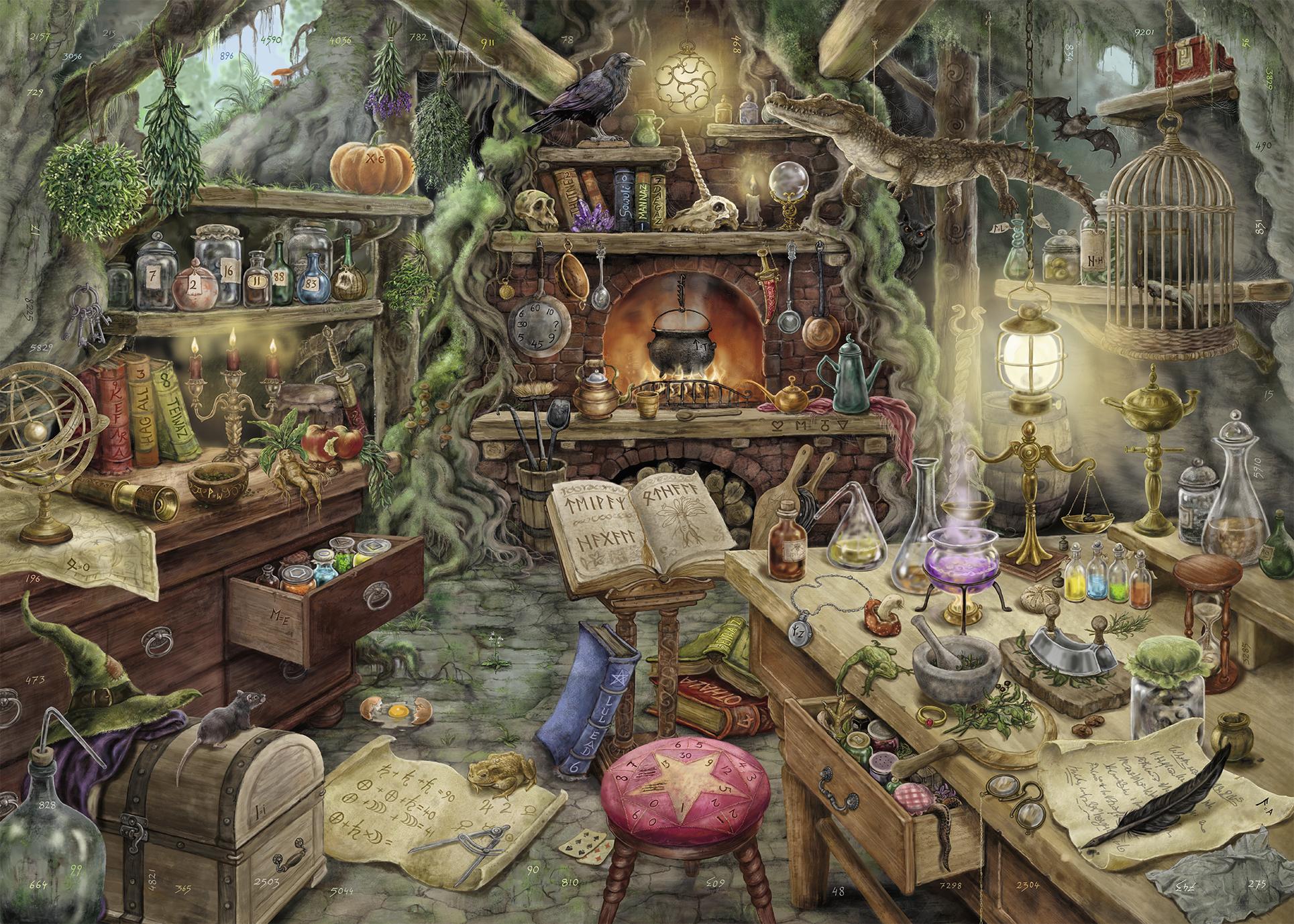 Beispielinhalt (Bild) Exit 3: Hexenküche - Puzzle 759 Teile