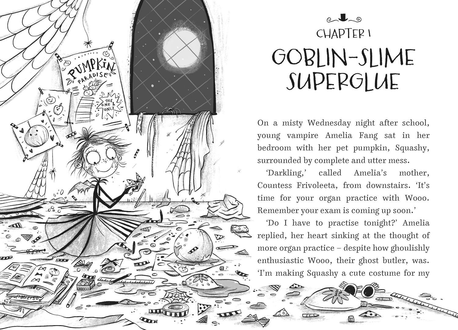 Beispielinhalt (Bild) Amelia Fang and the Memory Thief