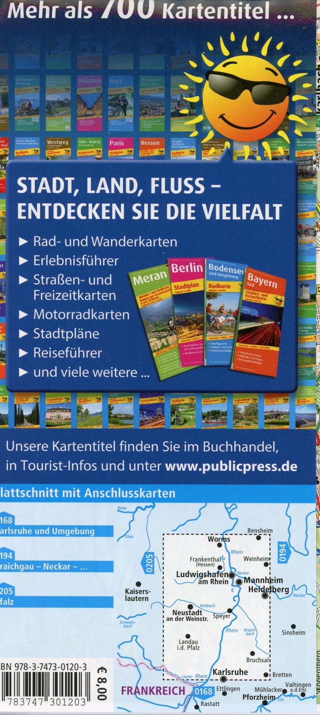 Beispielinhalt (Bild) Rhein - Neckar - Pfalz 1:100 000