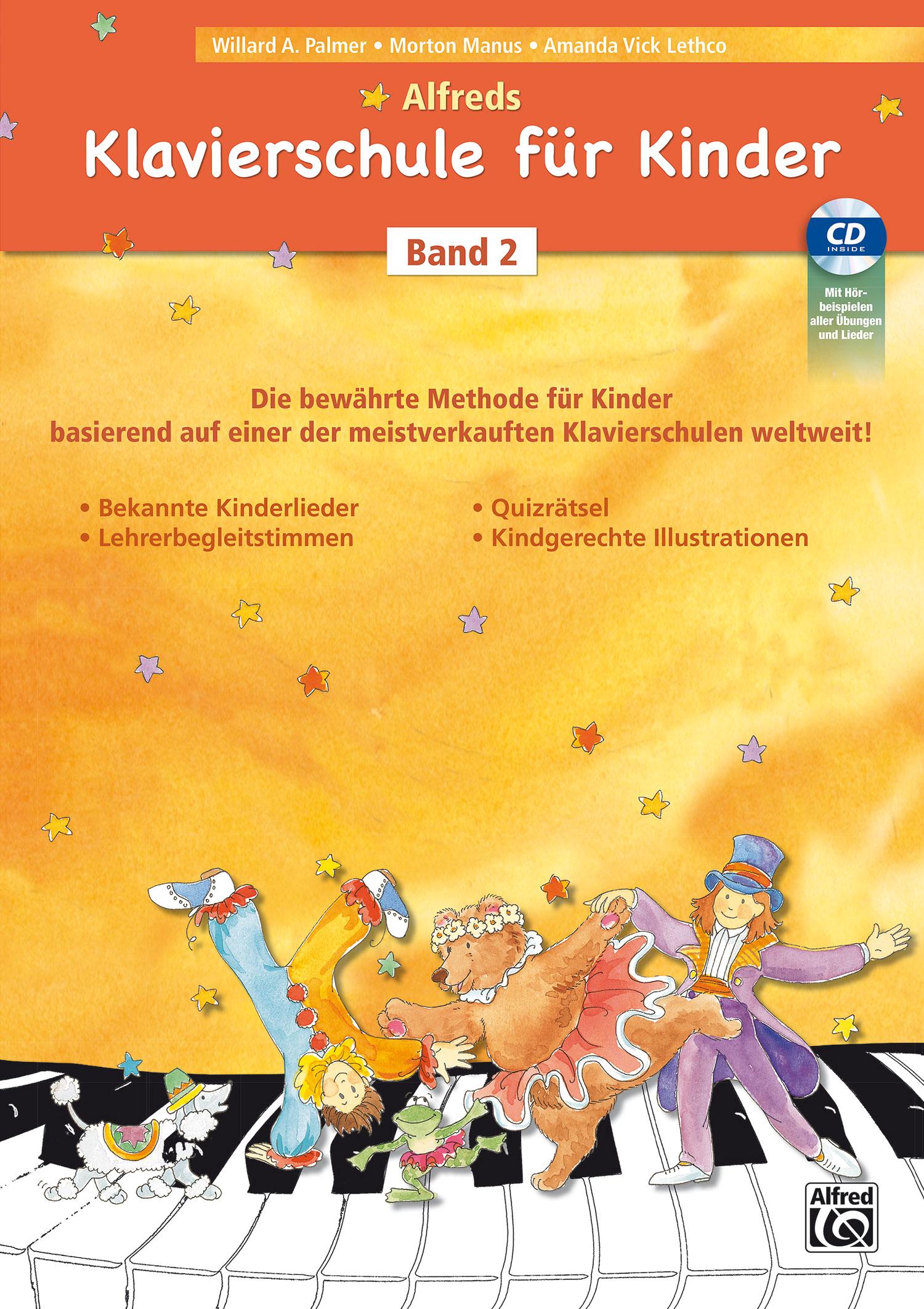 Vorderes Coverbild Alfreds Klavierschule für Kinder Band 2