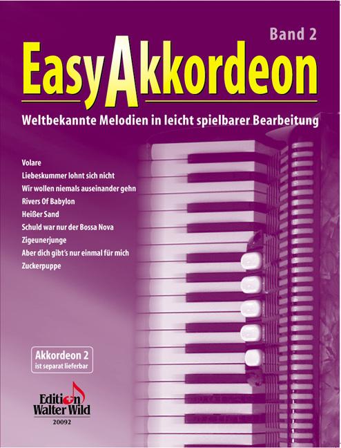 Vorderes Coverbild Easy Akkordeon Band 2