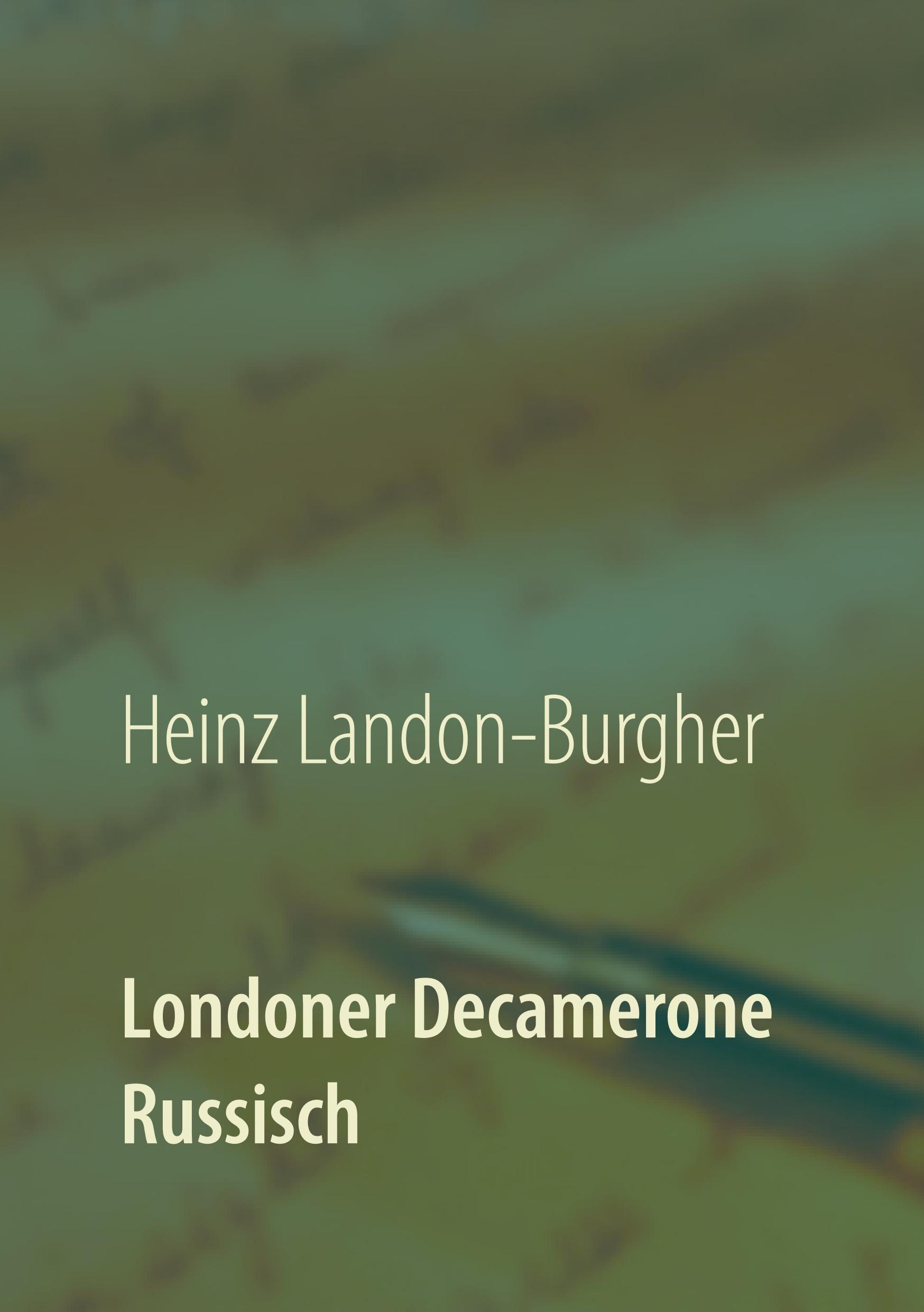 Vorderes Coverbild Londoner Decamerone