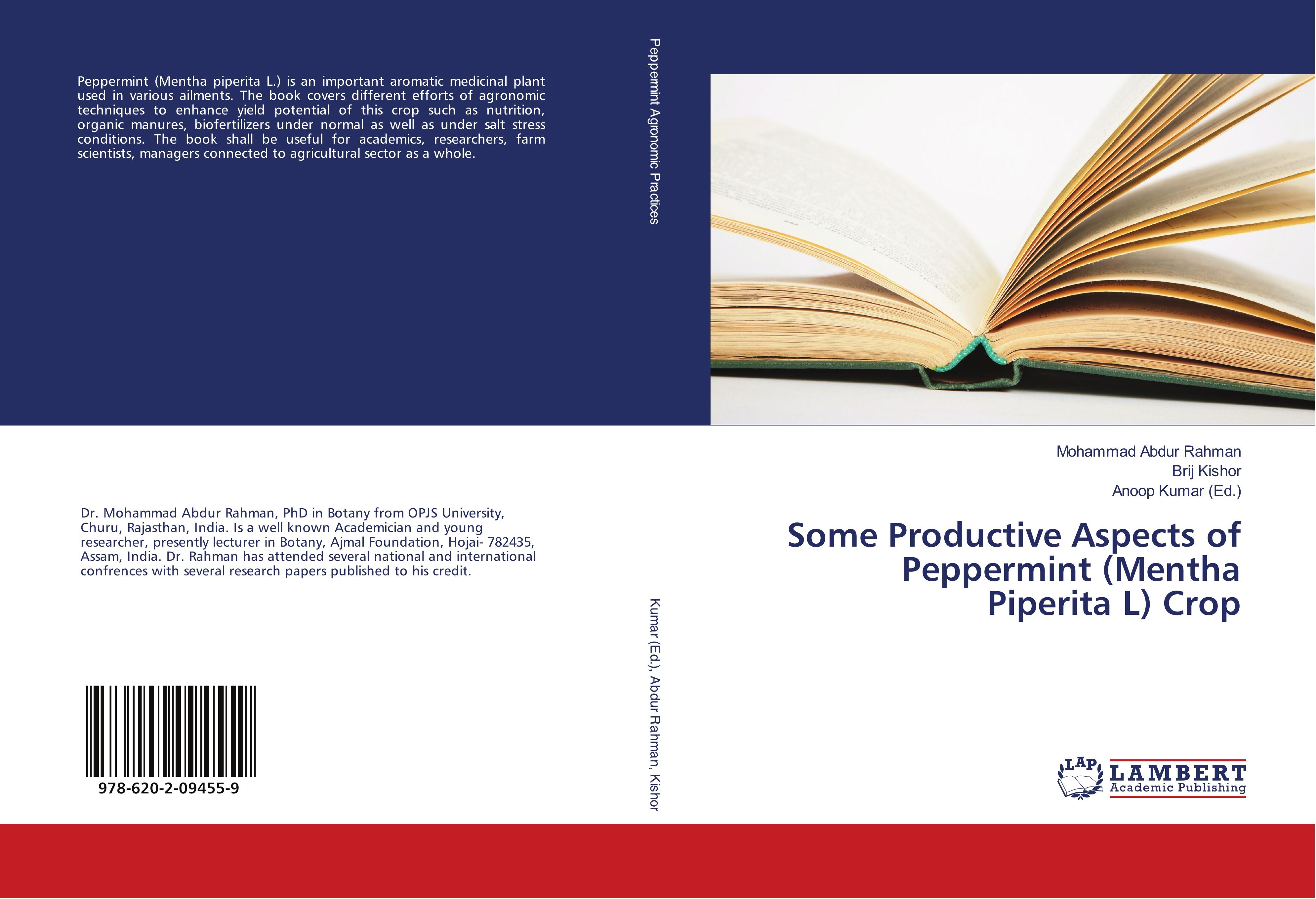 Vorderes Coverbild Some Productive Aspects of Peppermint (Mentha Piperita L) Crop