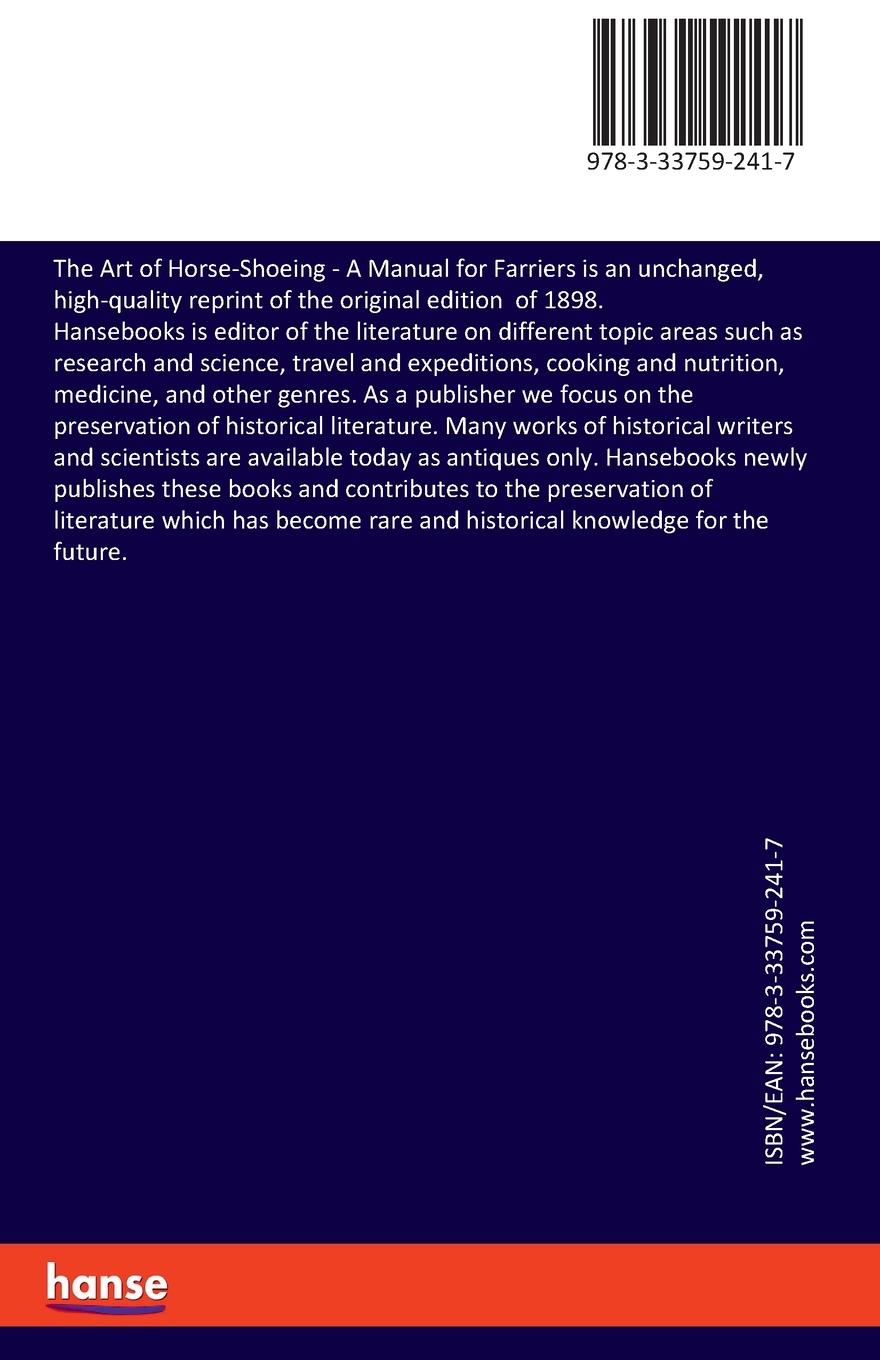 Rückseitencover The Art of Horse-Shoeing