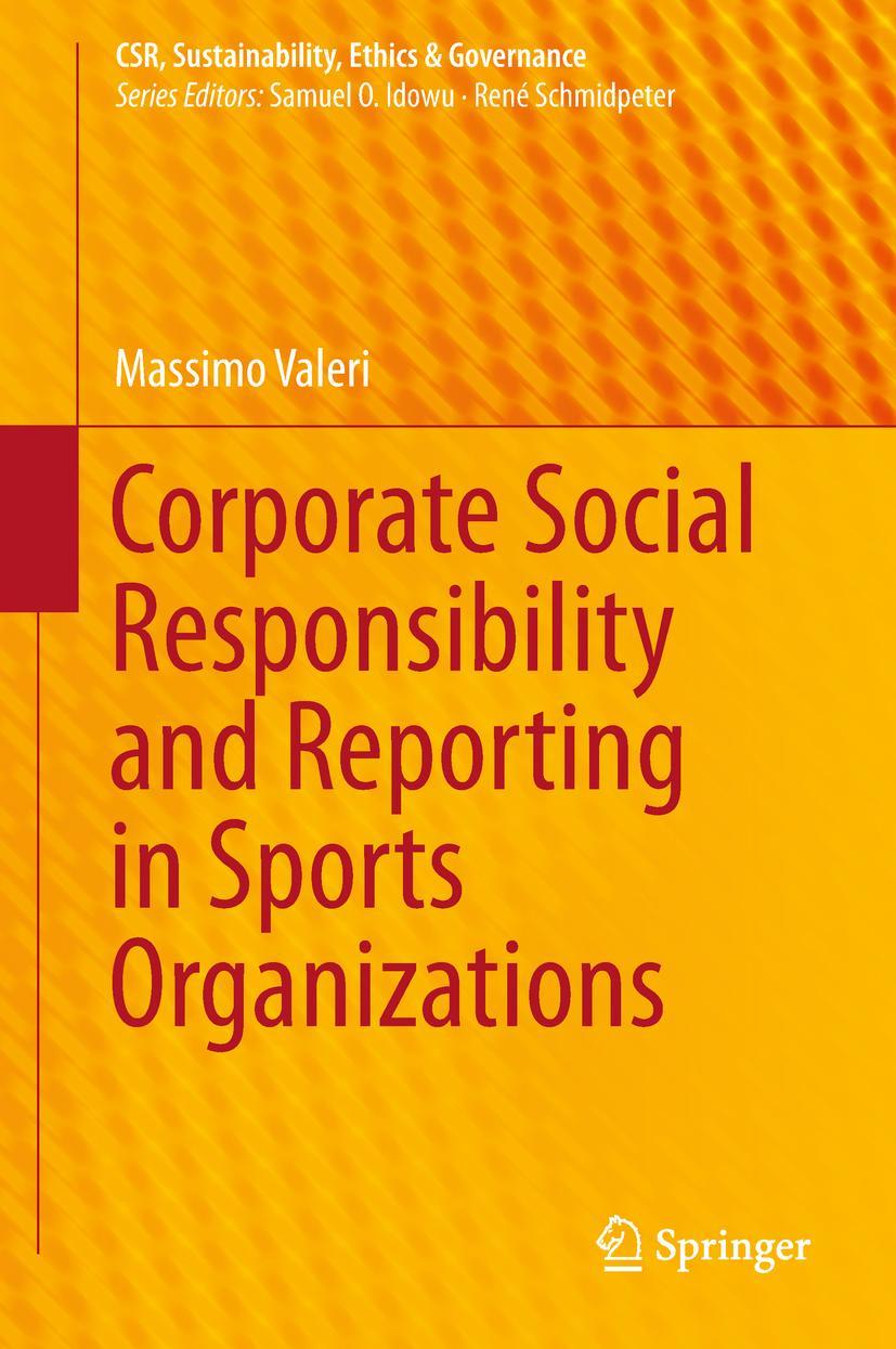 Vorderes Coverbild Corporate Social Responsibility and Reporting in Sports Organizations