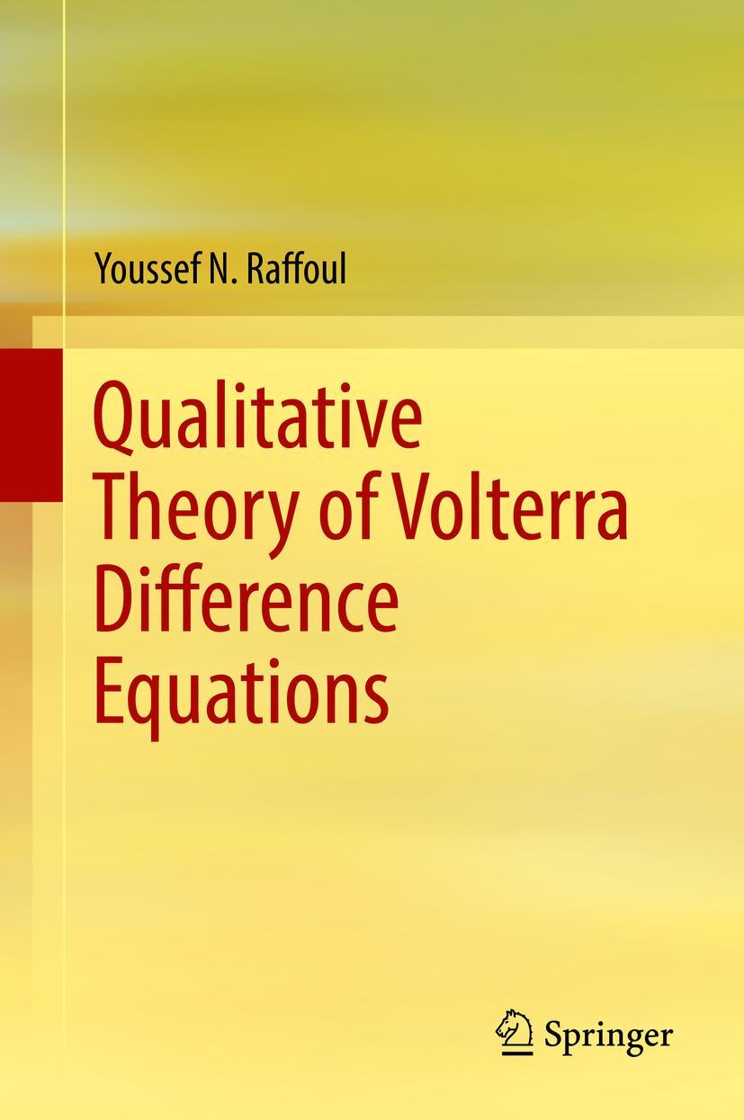 Vorderes Coverbild Qualitative Theory of Volterra Difference Equations