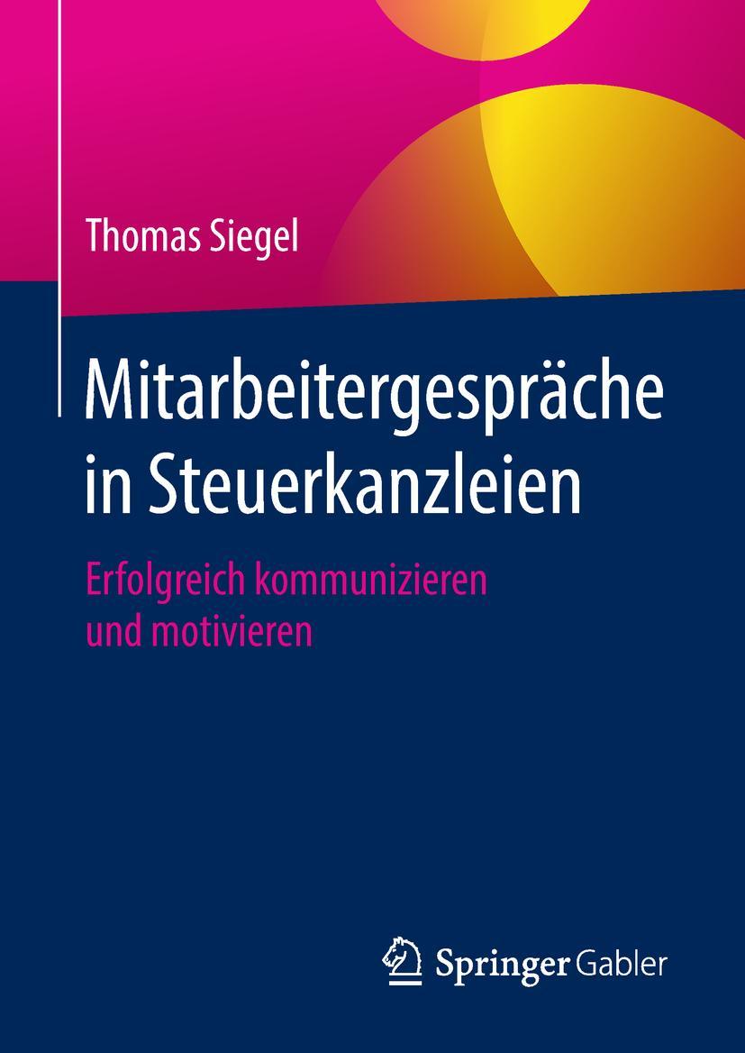 Vorderes Coverbild Mitarbeitergespräche in Steuerkanzleien