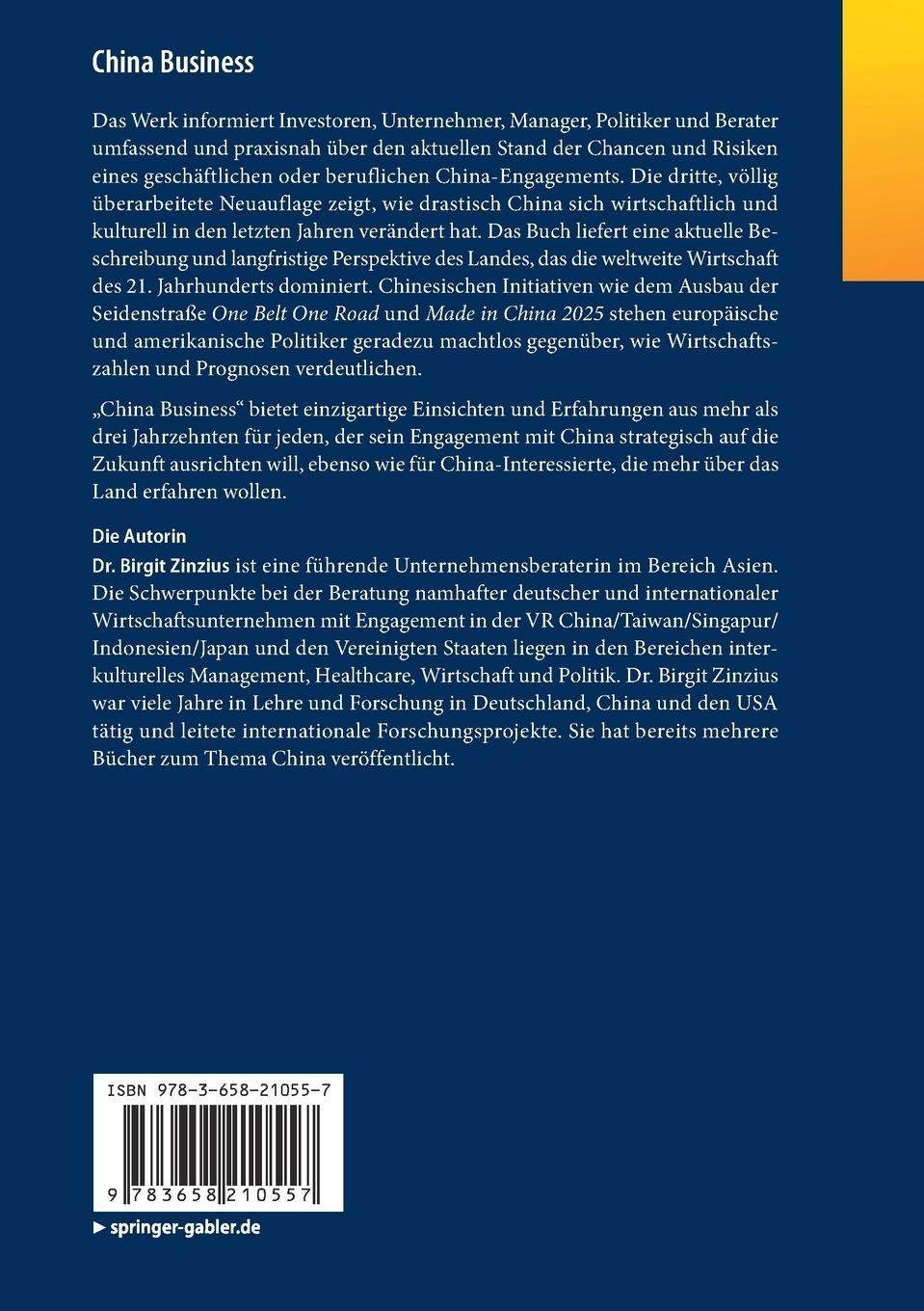 Rückseitencover China Business