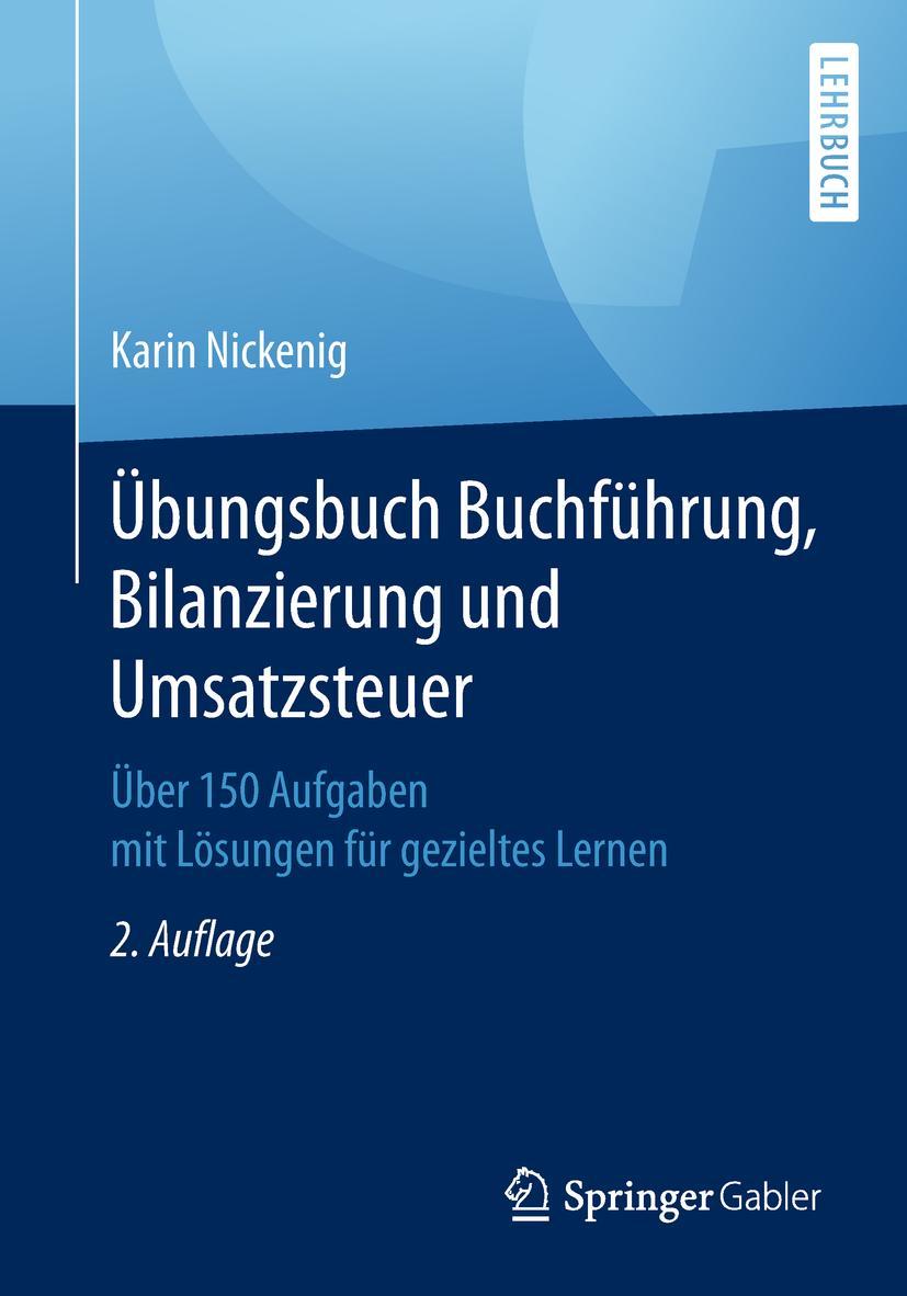 Vorderes Coverbild Übungsbuch Buchführung, Bilanzierung und Umsatzsteuer