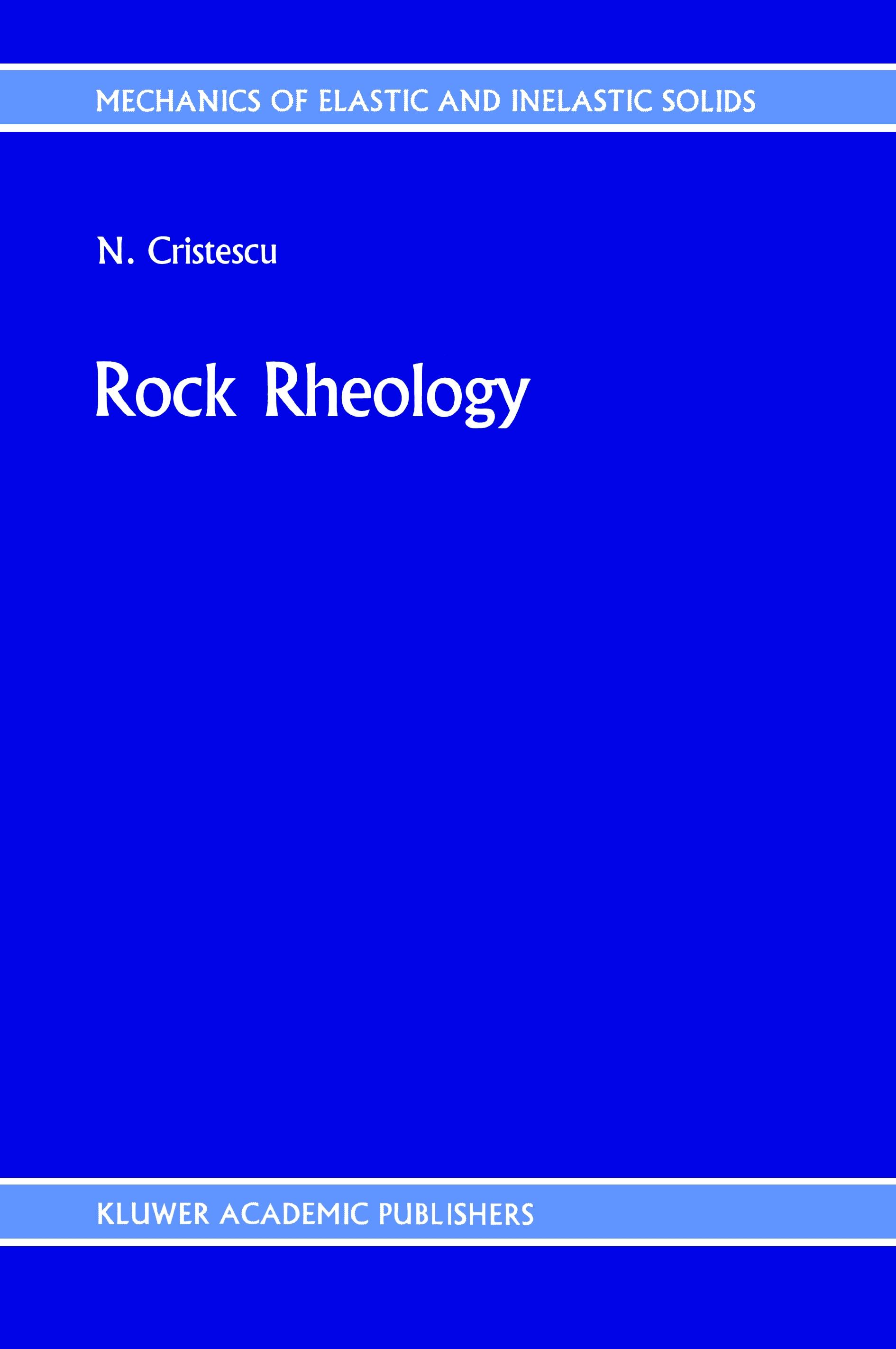 Vorderes Coverbild Rock Rheology
