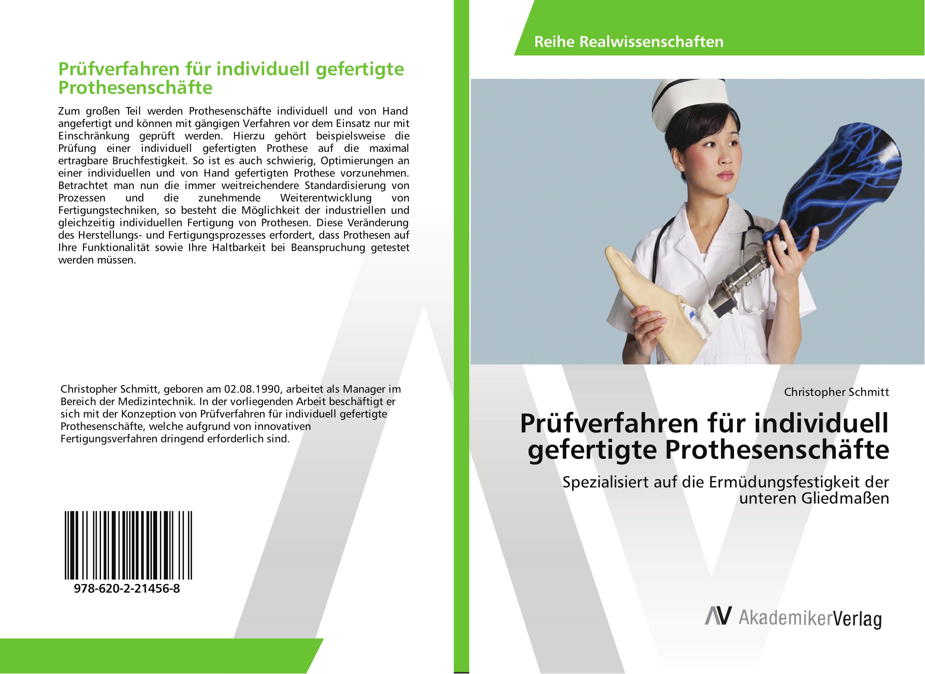 Vorderes Coverbild Prüfverfahren für individuell gefertigte Prothesenschäfte