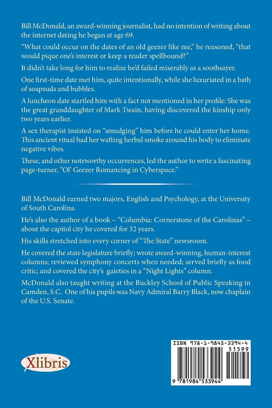 Rückseitencover Old Geezer Romancing in Cyberspace