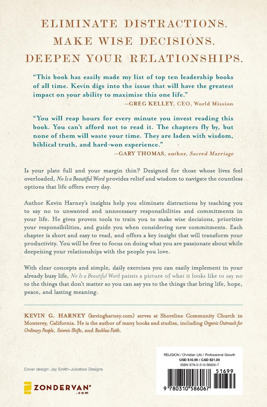 Rückseitencover No Is a Beautiful Word | Softcover