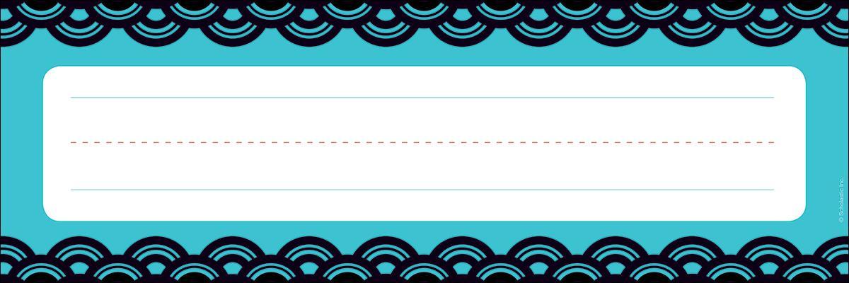 Vorderes Coverbild Name Plates Aqua Oasis