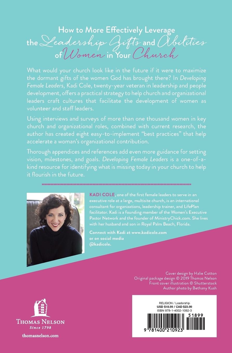 Rückseitencover Developing Female Leaders