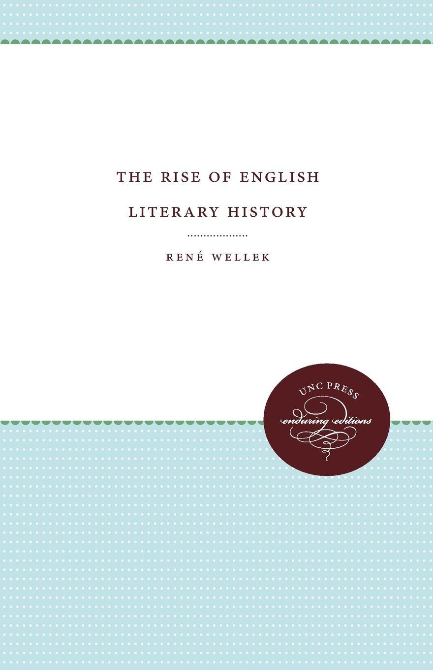 Vorderes Coverbild The Rise of English Literary History