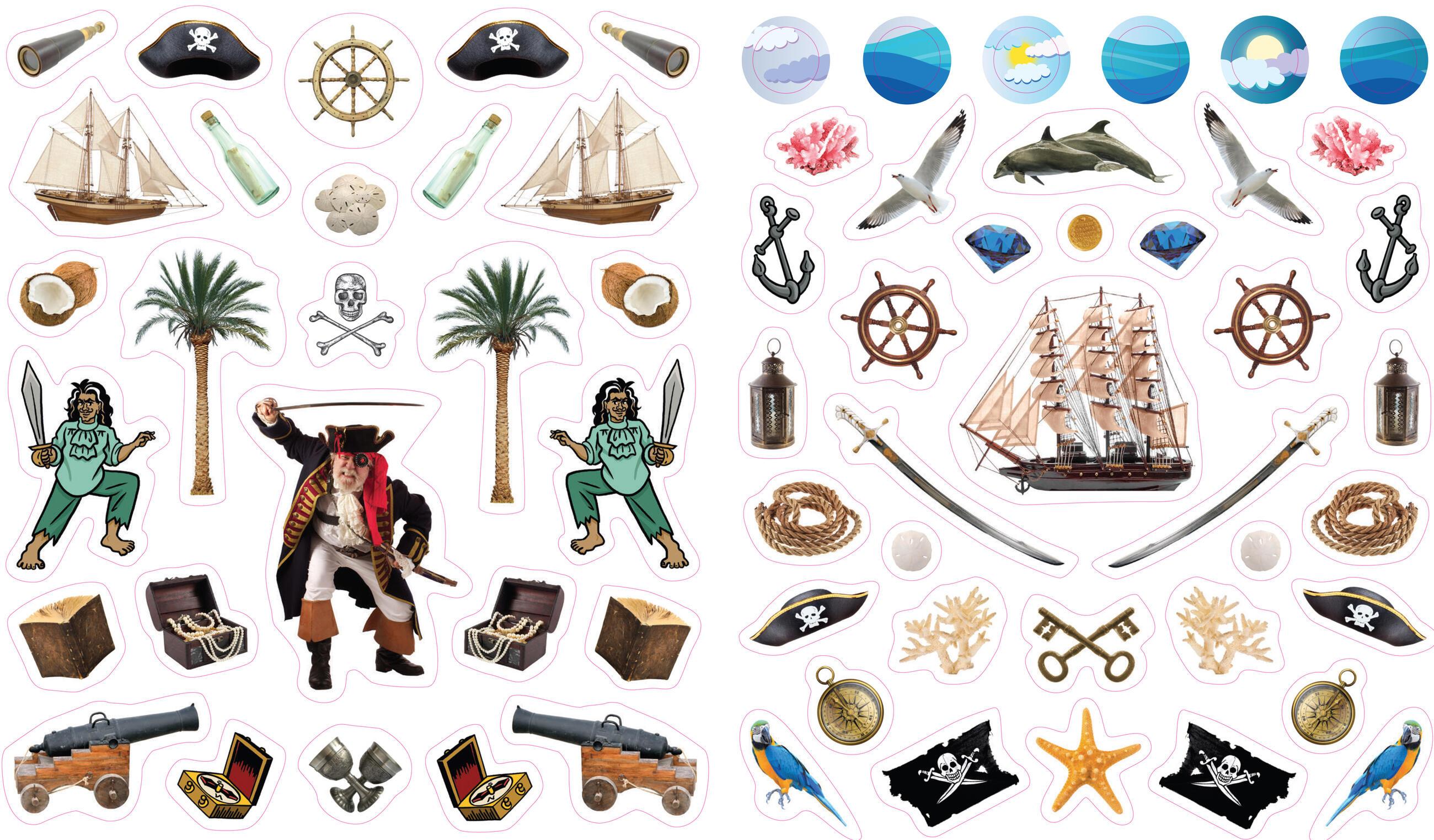 Beispielinhalt (Bild) EyeLike Stickers: Pirates