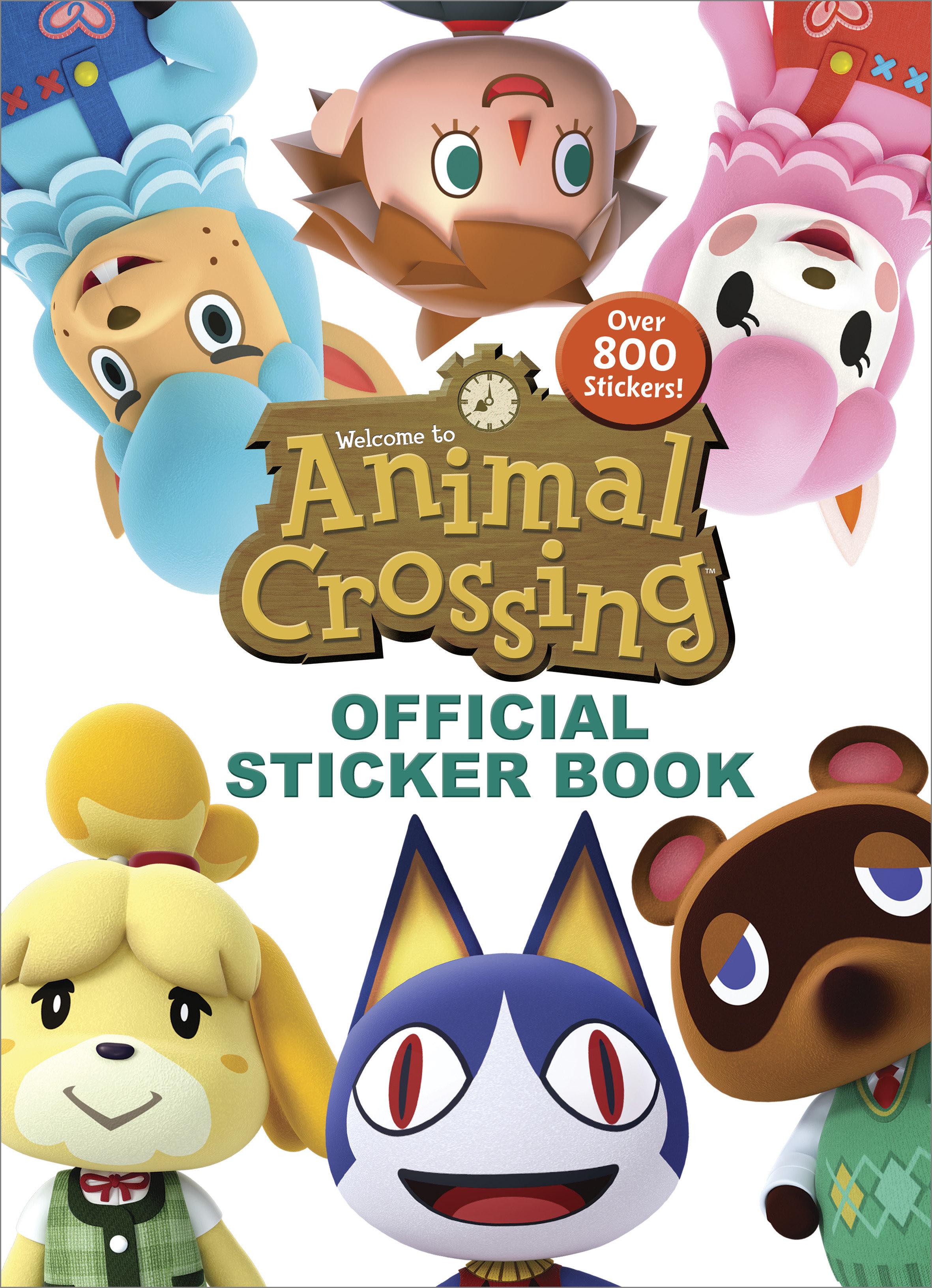 Vorderes Coverbild Animal Crossing Official Sticker Book (Nintendo)