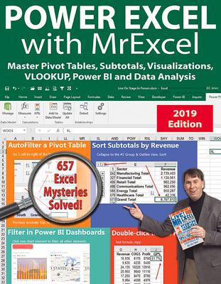 Vorderes Coverbild Power Excel 2019 with Mrexcel