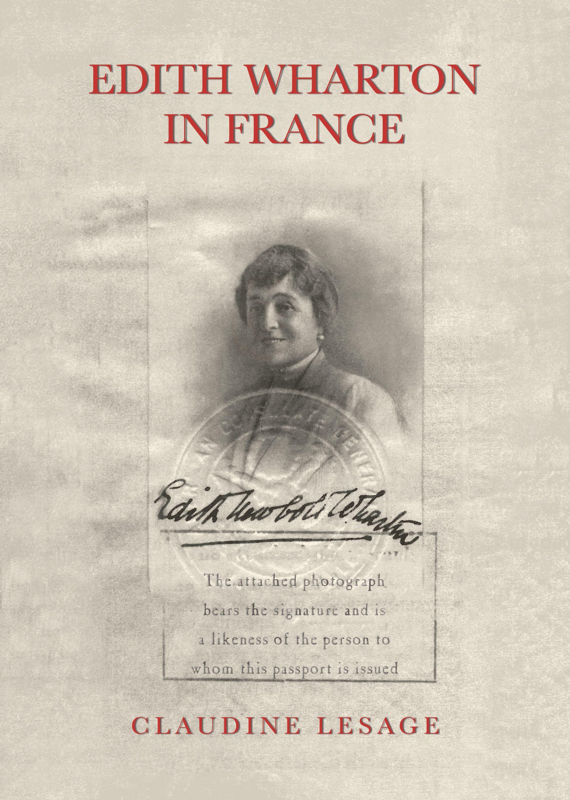 Vorderes Coverbild Edith Wharton in France