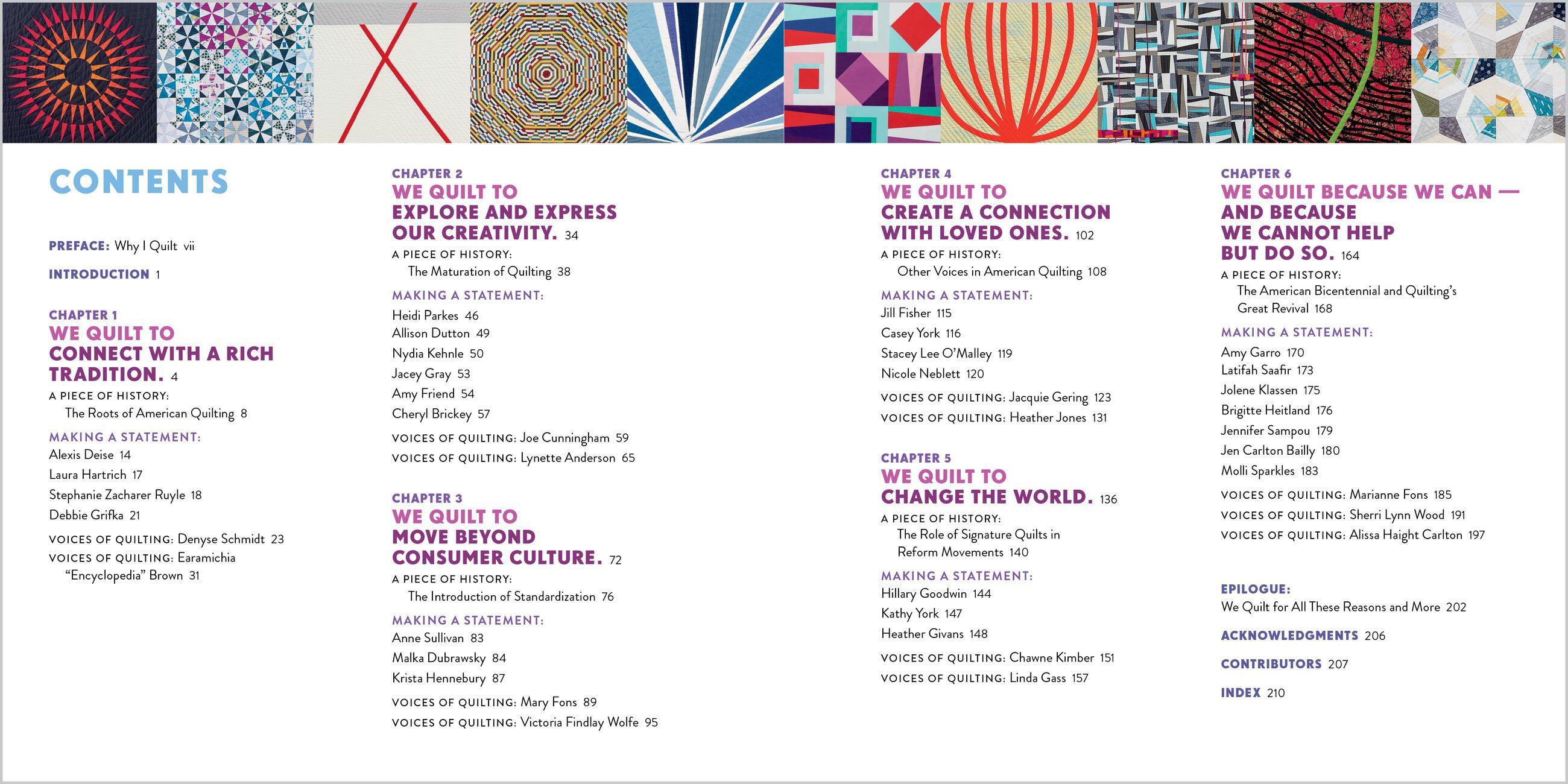 Beispielinhalt (Bild) Why We Quilt