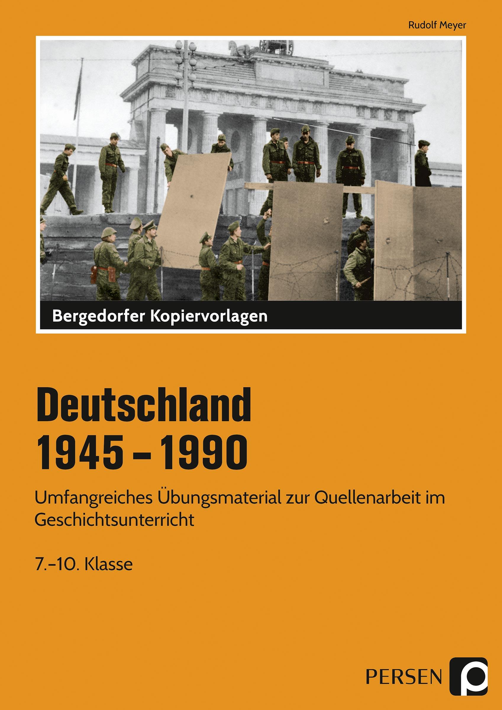 Vorderes Coverbild Deutschland 1945 - 1990