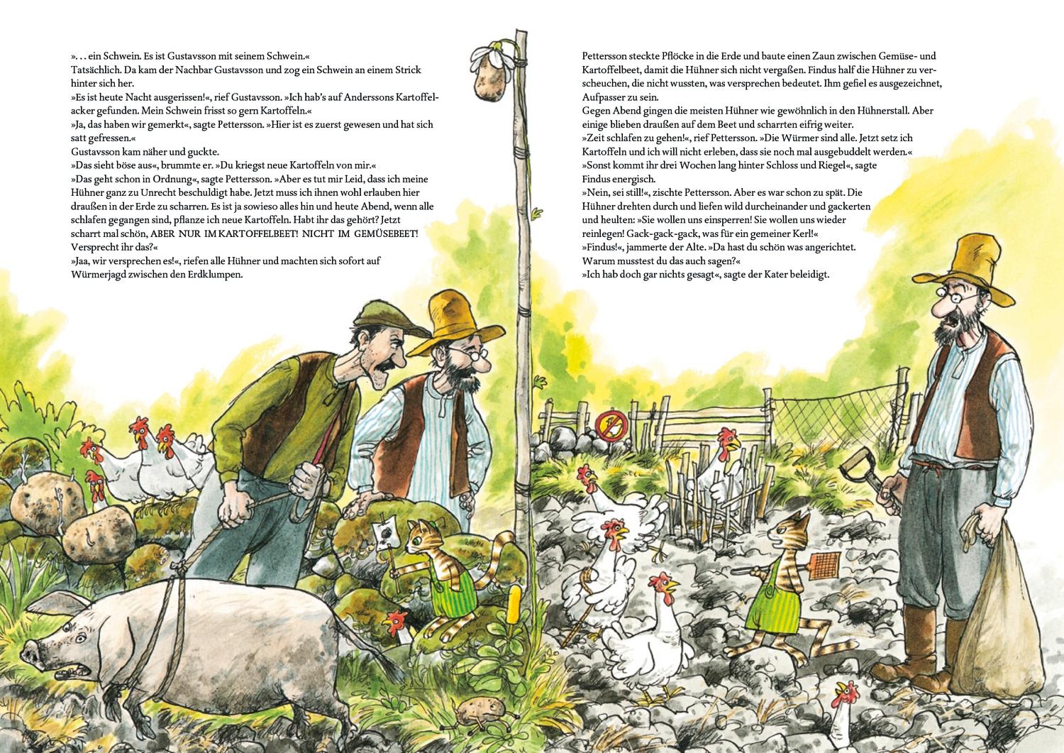 Beispielinhalt (Bild) Aufruhr im Gemüsebeet