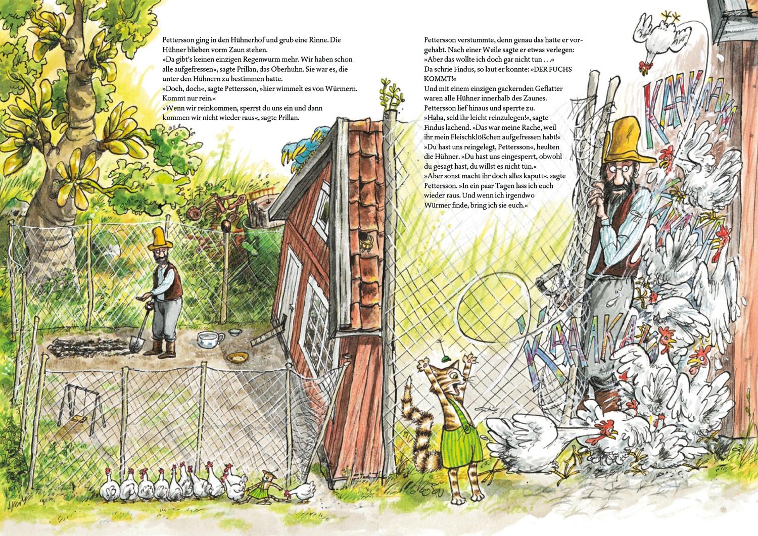 Beispielinhalt (Bild) Aufruhr im Gemüsebeet