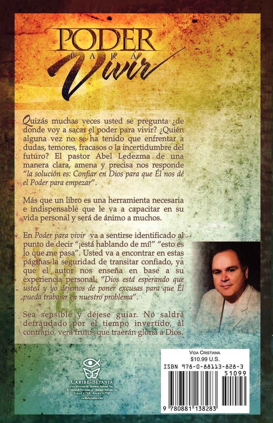 Rückseitencover Poder Para Vivir