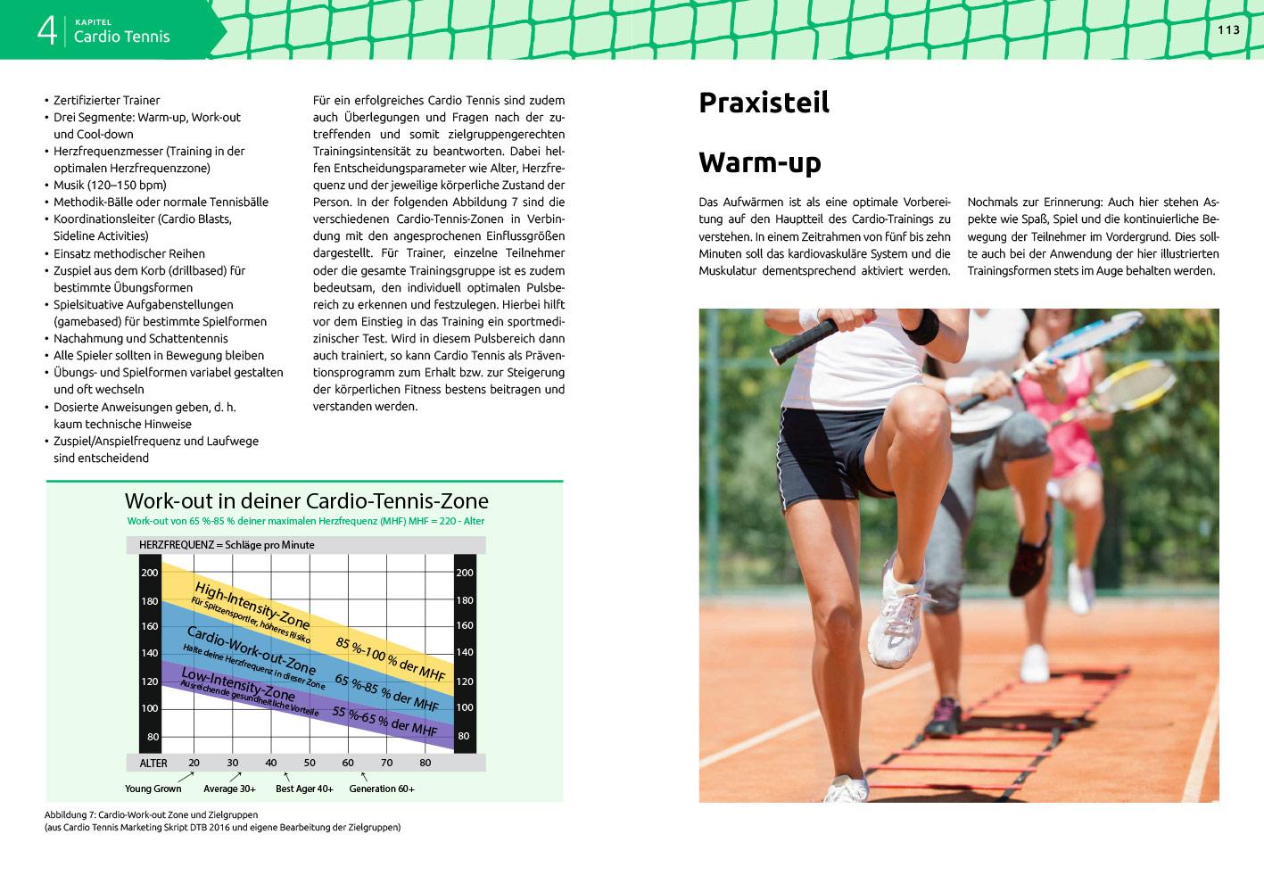 Beispielinhalt (Bild) Neue Wege im Tennis