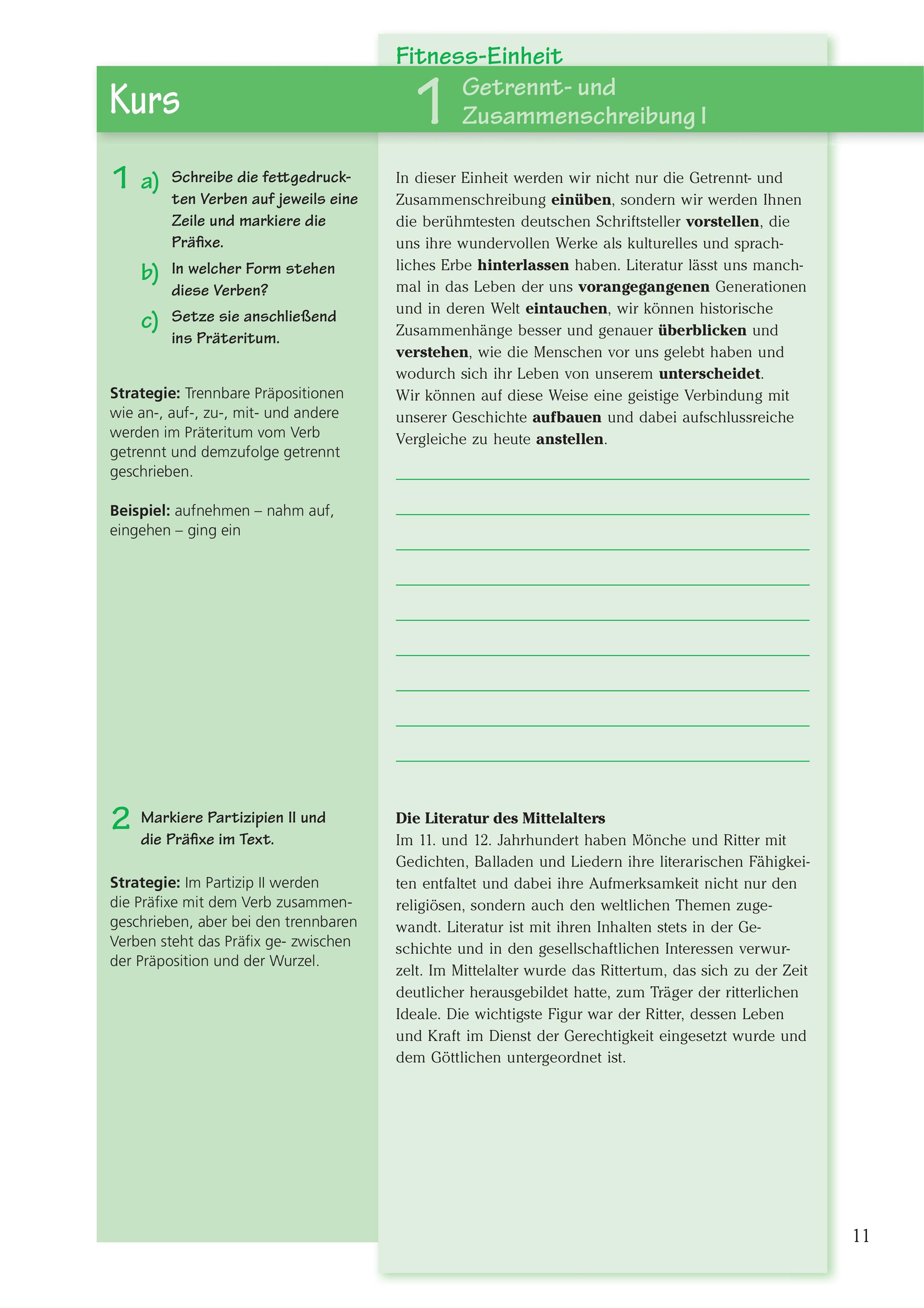 Beispielinhalt (Bild) Rechtschreibung, Grammatik und Zeichensetzung. Deutsch Klasse 7-10.