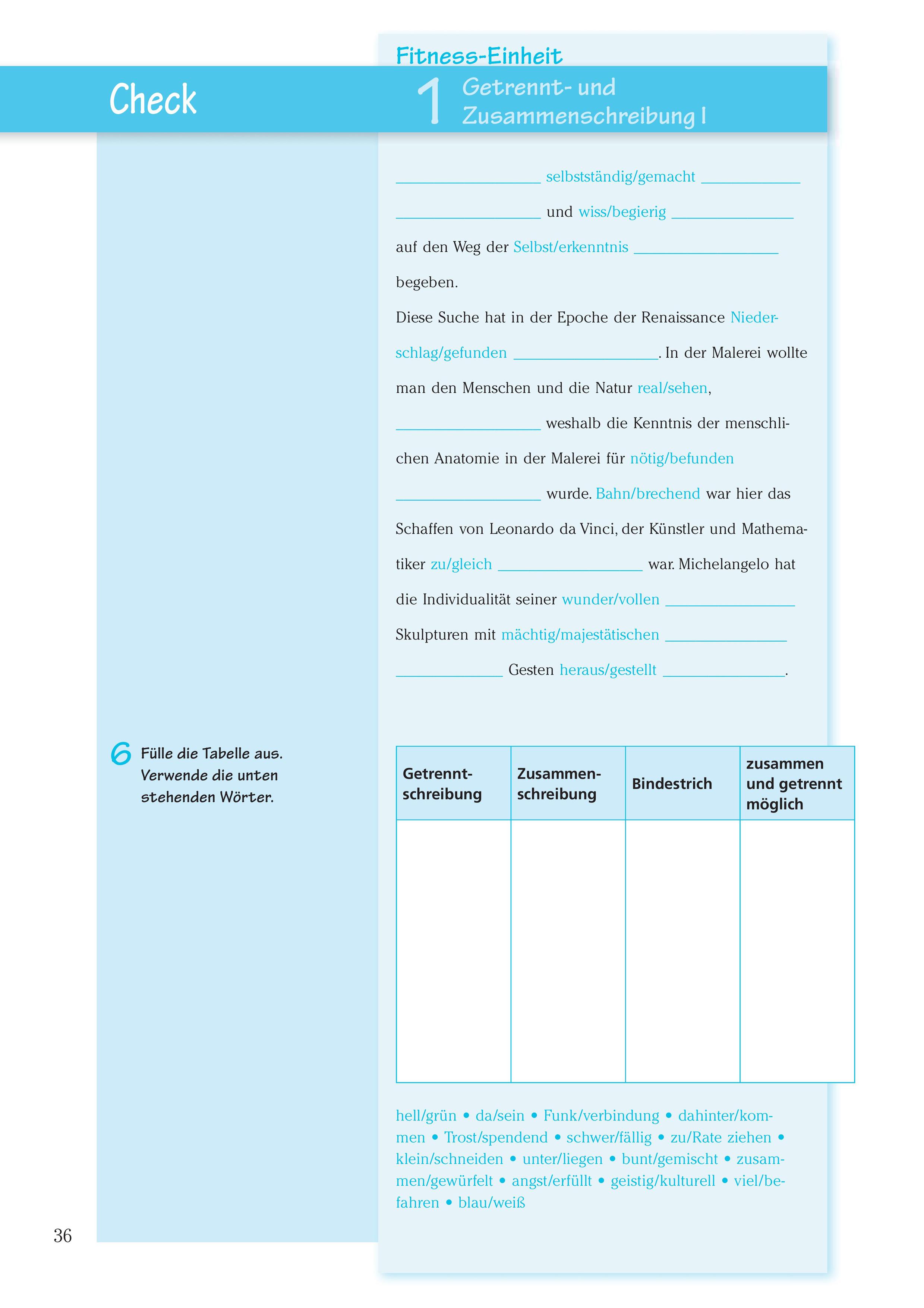 Beispielinhalt (Bild) Rechtschreibung, Grammatik und Zeichensetzung. Deutsch Klasse 7-10.