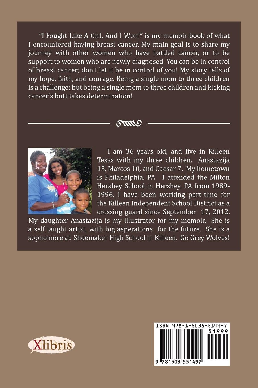 Rückseitencover I Fought Like a Girl, and I Won!