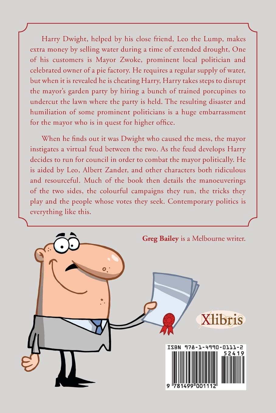 Rückseitencover Harry Dwight and the Quest for Mayoralty