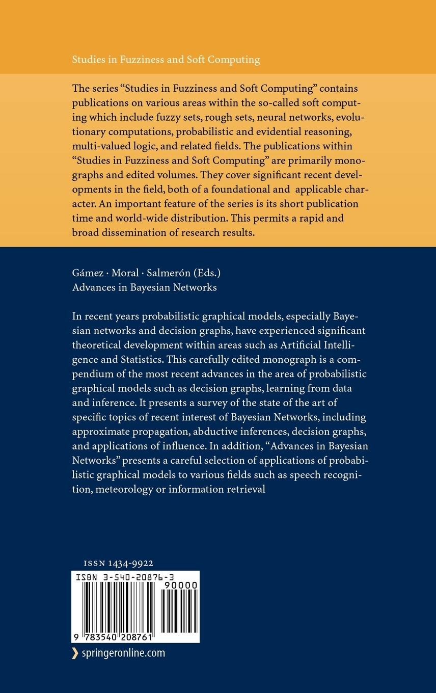 Rückseitencover Advances in Bayesian Networks