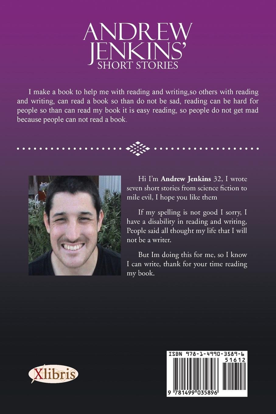 Rückseitencover Andrew Jenkins' Short stories