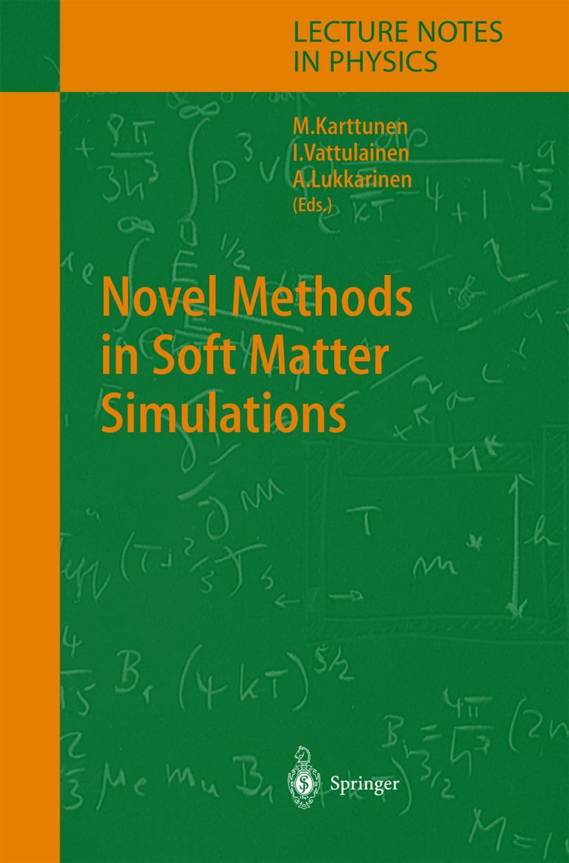 Vorderes Coverbild Novel Methods in Soft Matter Simulations