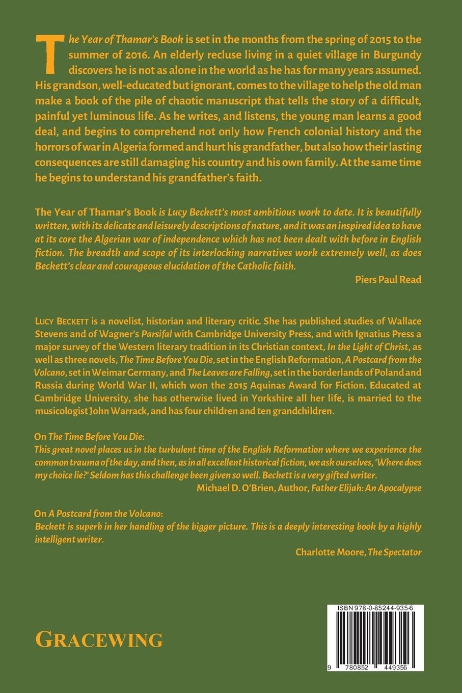 Rückseitencover The Year of Thamar's Book