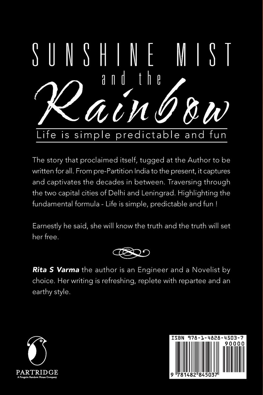 Rückseitencover Sunshine Mist and the Rainbow