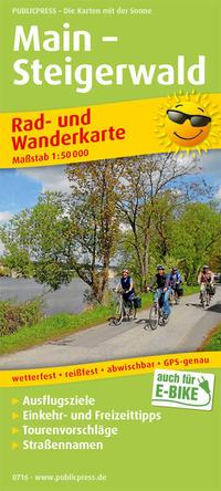 Vorderes Coverbild Main - Steigerwald 1:50 000