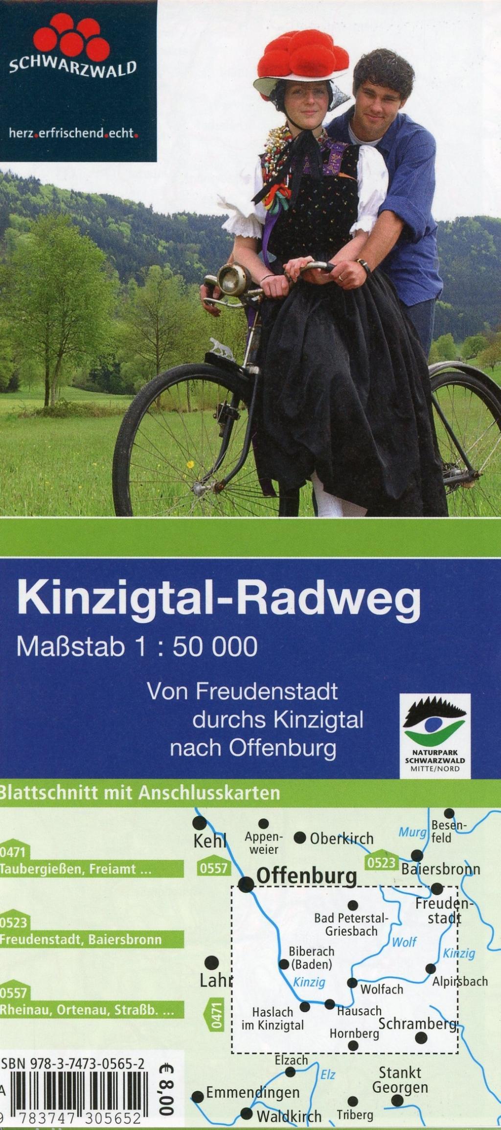 Beispielinhalt (Bild) Kinzigtal mitten im Schwarzwald 1:50 000