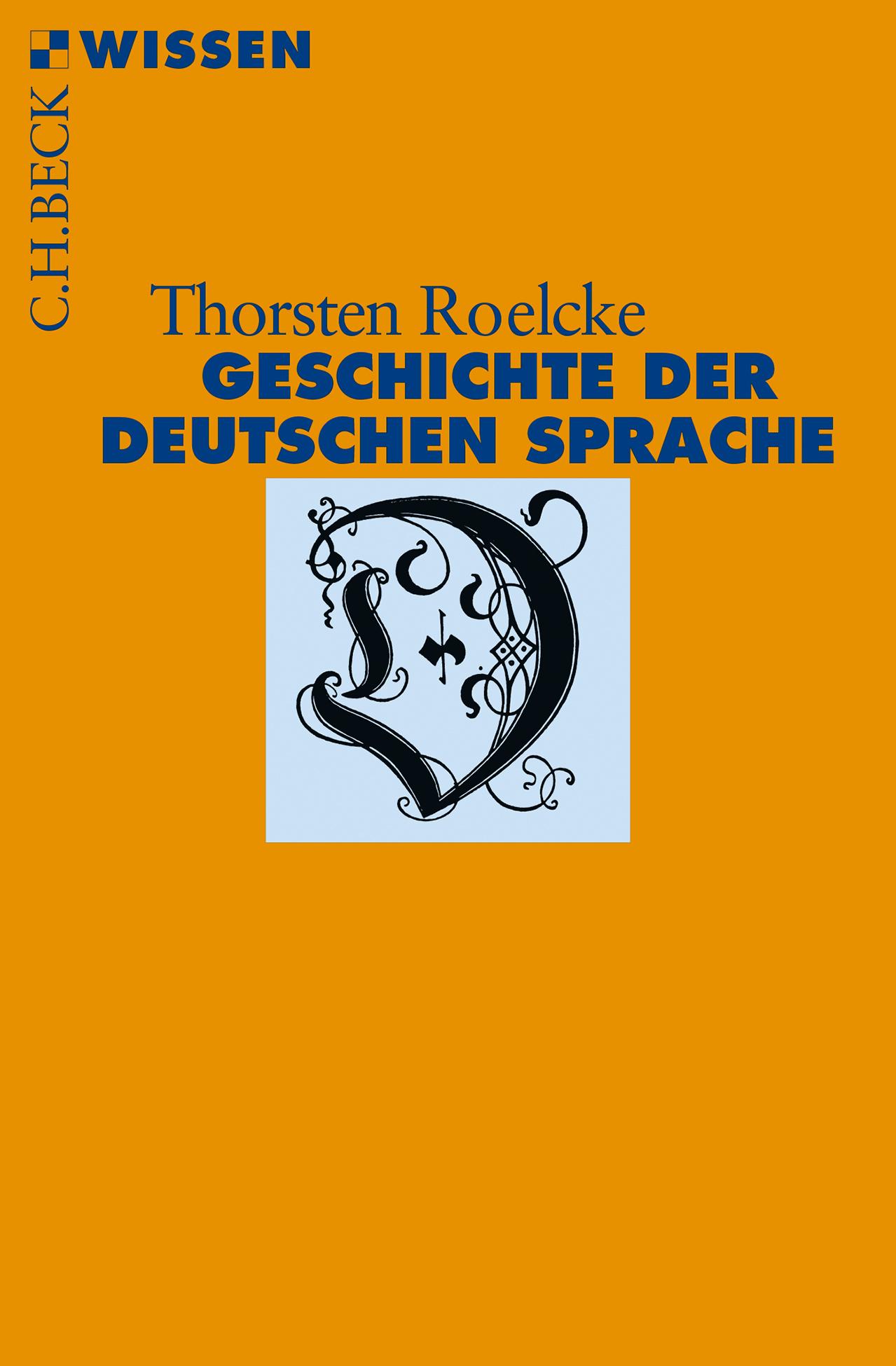 Vorderes Coverbild Geschichte der deutschen Sprache