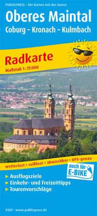 Vorderes Coverbild Oberes Maintal /Coburg - Kronach - Kulmbach 1:75 000